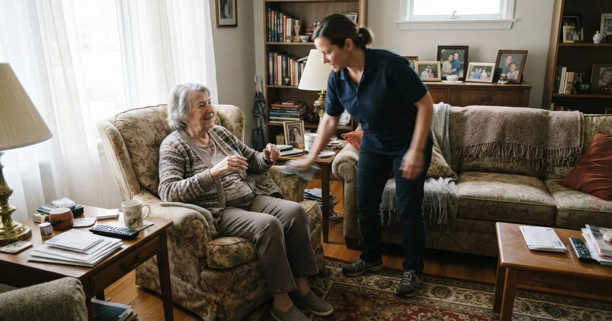 Cleaning services for seniors and people with limited mobility