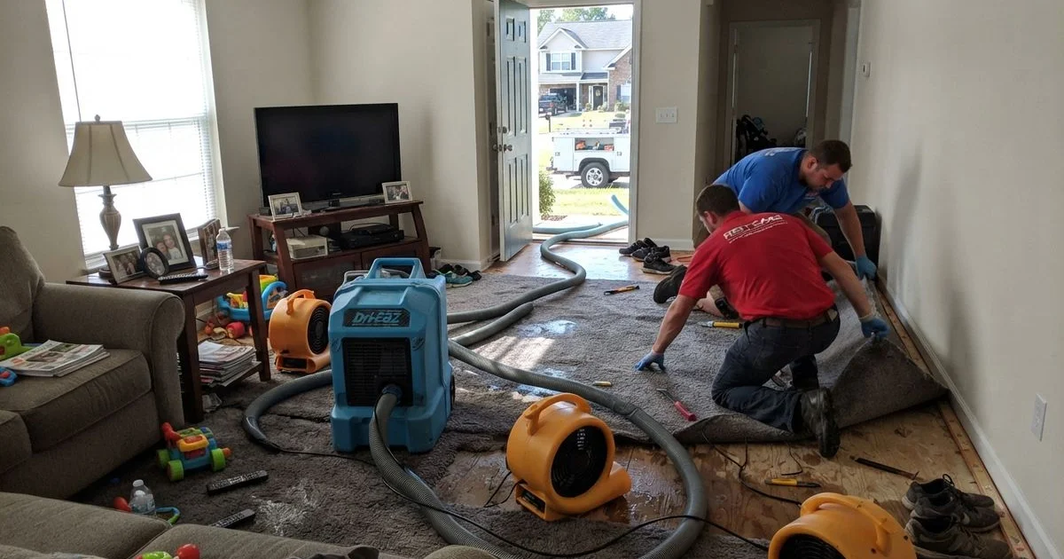 Emergency cleaning after water damage or a storm: what to do first