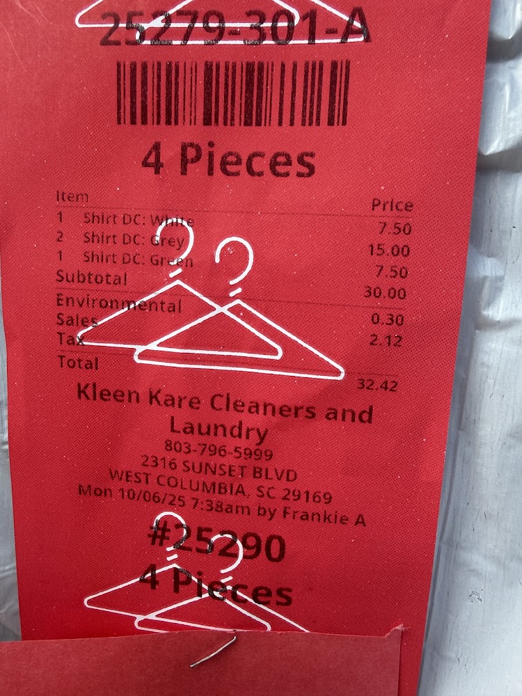 Kleen Kare Cleaners & Laundry
